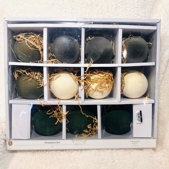 Set of 11 Velvet Decorative Ornaments - Threshold designed with Studio McGee - Picture 5 of 5